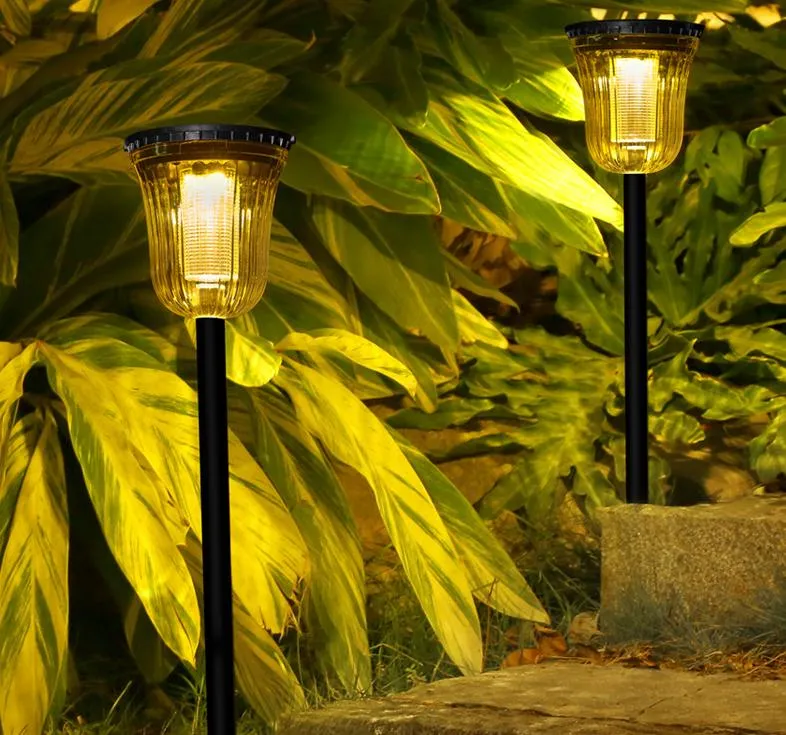 Solar Pathway Lights Outdoor, Solar Powered Garden Lights, Waterproof LED Path Lights for Patio, Lawn, Yard and Landscape- (Cold White) … …