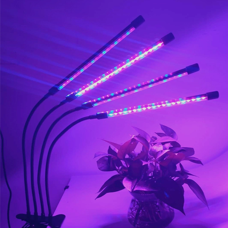 Clip LED Plants 16W Double Round Head Clip LED Planting Lamp LED Grow Lights for Indoor Plants